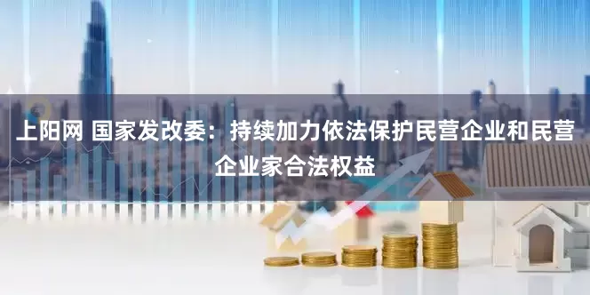 上阳网 国家发改委：持续加力依法保护民营企业和民营企业家合法权益