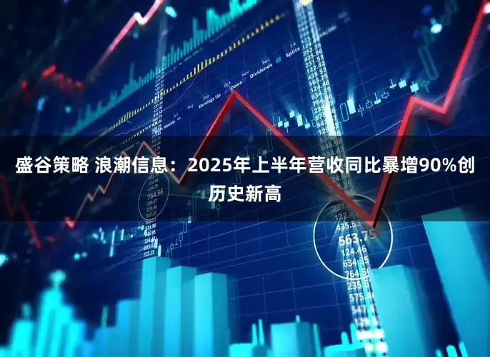 盛谷策略 浪潮信息：2025年上半年营收同比暴增90%创历史新高