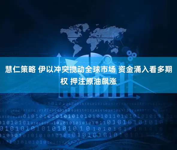 慧仁策略 伊以冲突搅动全球市场 资金涌入看多期权 押注原油飙涨